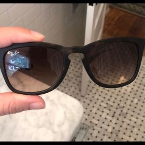 Matte brown ray bans - does have some scratches